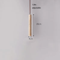 Japanische Pendelleuchte aus Holz, Retro Modern