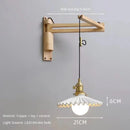Elegante ausziehbare Wandleuchte aus Kupfer für verschiedene Räume