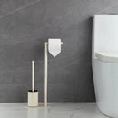 brosse de toilette en acier inoxydable avec support amovible