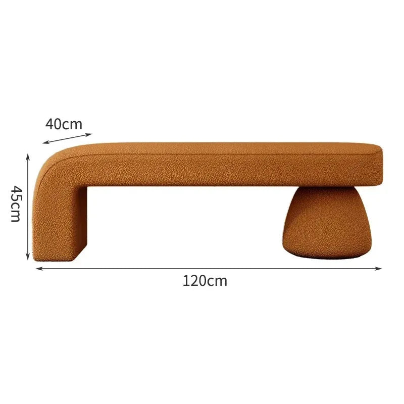 tabouret à langer nordique pour chambre et salon - vue 16 sur 27