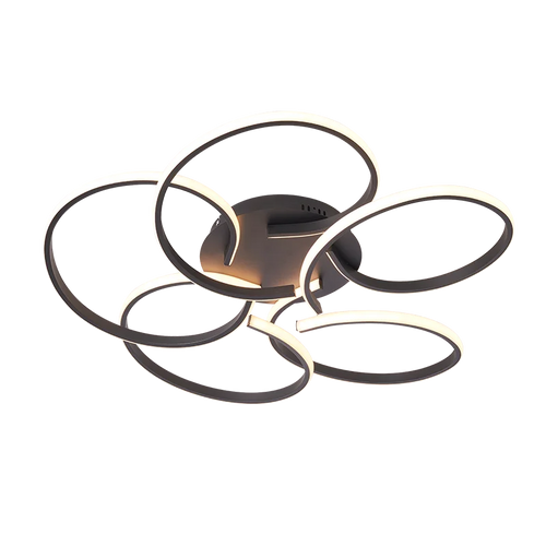 plafonnier moderne à LEDs lumières pour salon chambre étude salle éclairage intérieur Chrome/plaqué or