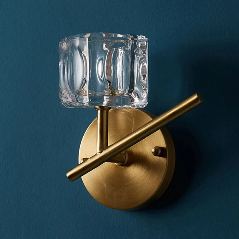 applique murale en cristal de luxe pour décoration intérieure - vue 6 sur 8