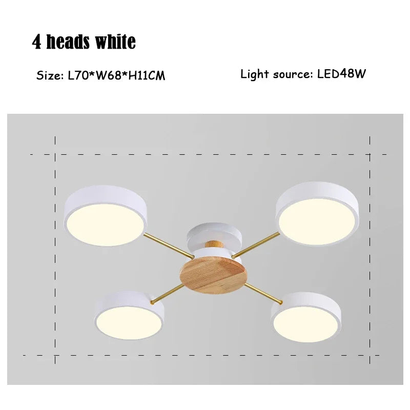 Moderner kreativer LED-Deckenleuchte für die Innendekoration