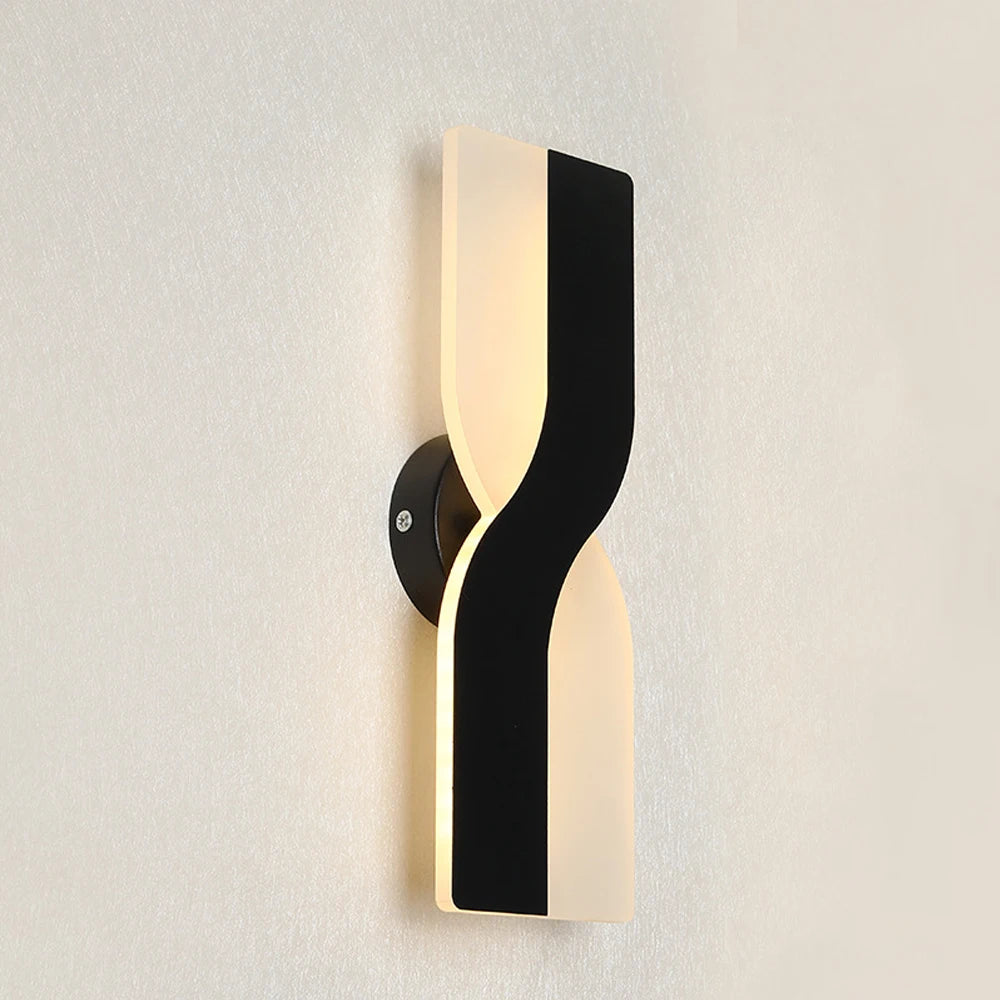 applique murale led moderne pour allée balcon et porche - vue 2 sur 8