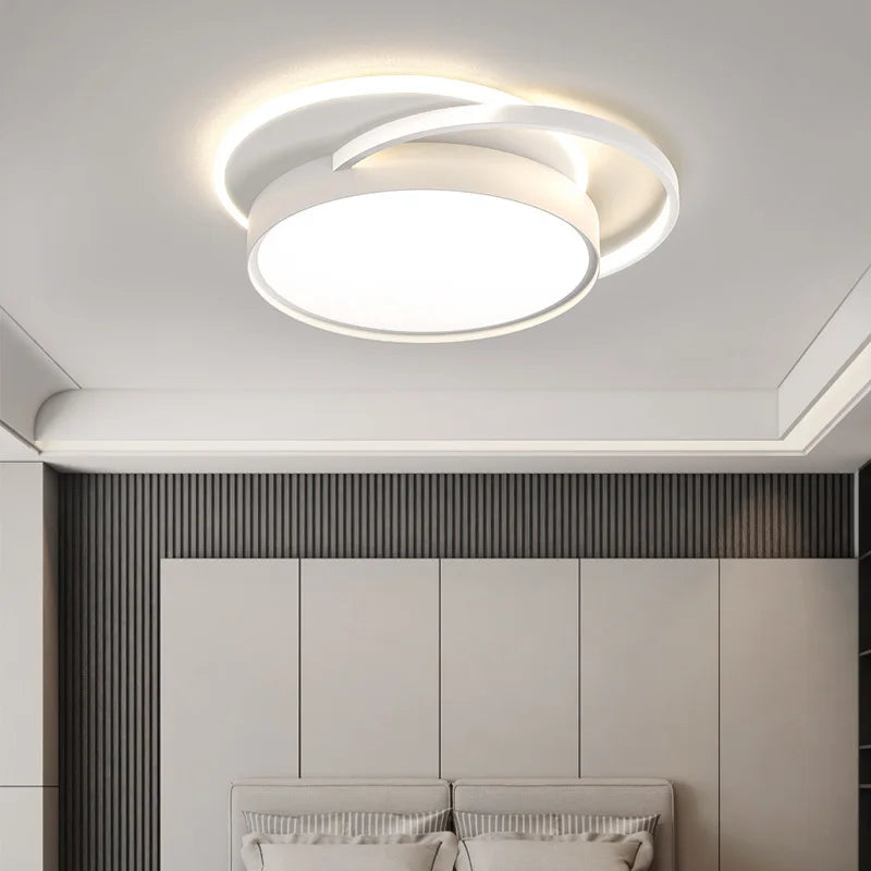 LED-Deckenleuchte Einbaulampe Modernes Minimalistisches Design Runde Kombination - vue 4 sur 10