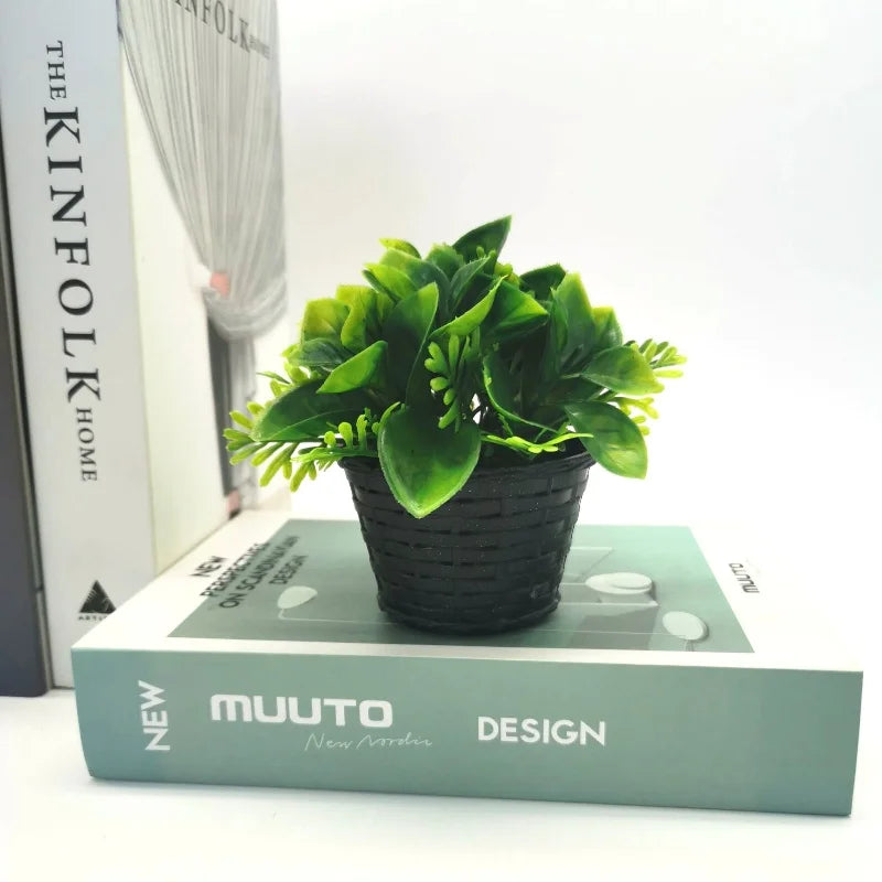 mini plante artificielle en pot pour décoration et événements festifs - vue 11 sur 11