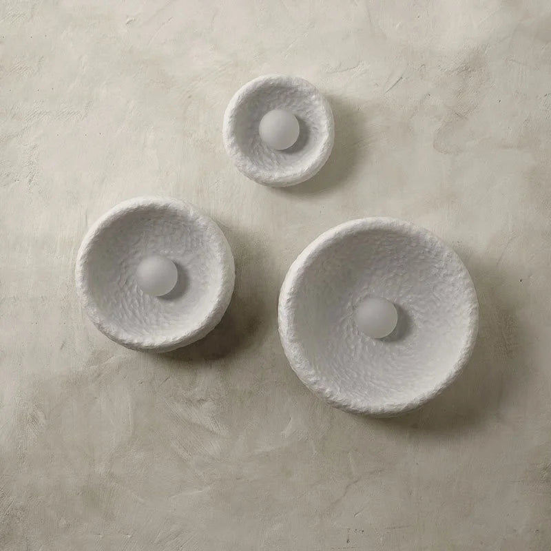 Wabi Sabi – applique murale LED Vintage en résine et verre - vue 5 sur 9