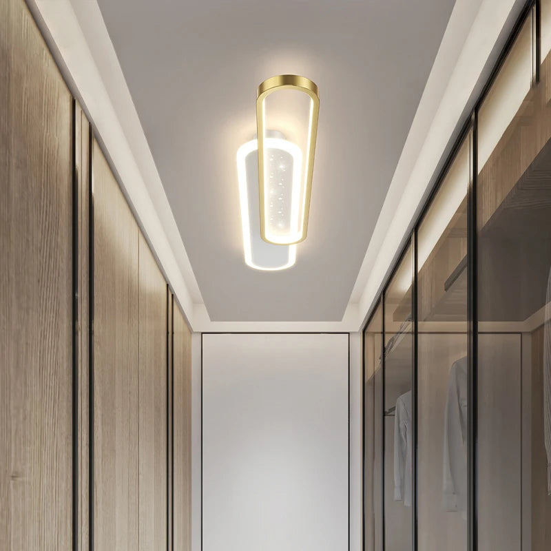 plafonnier led minimaliste moderne pour extérieur - vue 6 sur 14