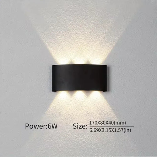 LED-Außenwandleuchte wasserdicht für moderne Beleuchtung - vue 6 sur 7