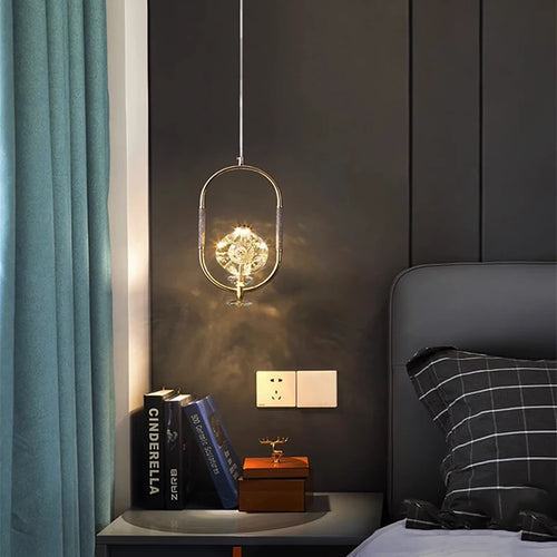 Art-déco-Pendelleuchte Kristall Elegant für modernes Interieur - vue 4 sur 30
