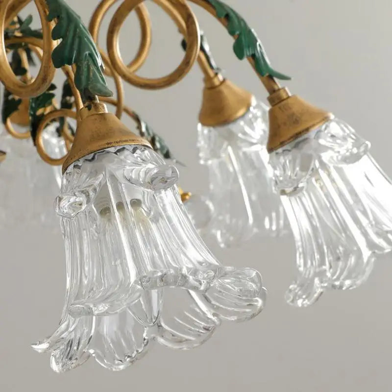 lustre moderne en cristal pour un éclairage raffiné - vue 6 sur 10