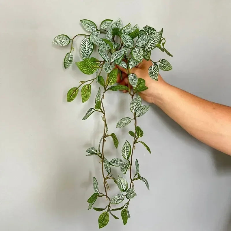 feuilles de pastèque en plastique pour décoration intérieure et extérieure