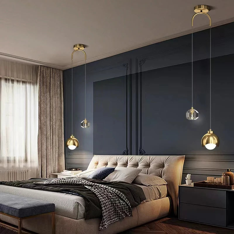 suspension en cristal moderne pour décoration intérieure élégante - vue 4 sur 8
