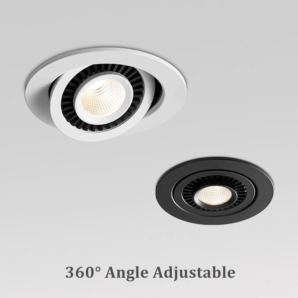 spot lumineux led à une ou deux têtes avec rotation 360° et intensité réglable - vue 6 sur 5