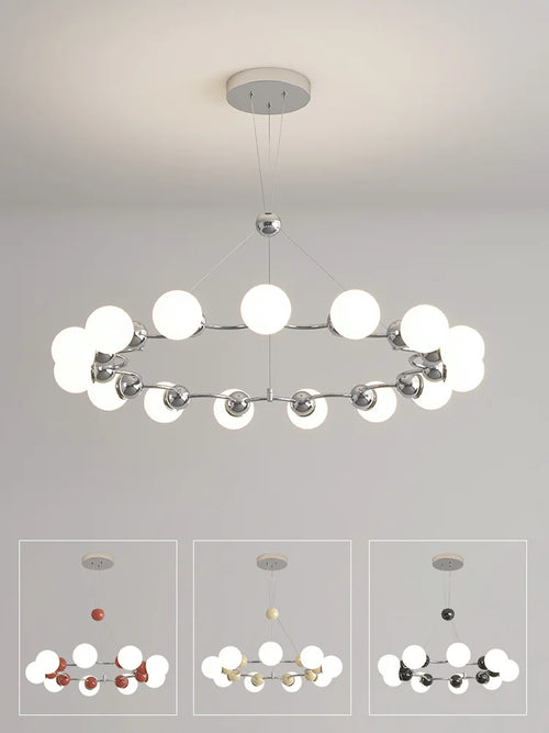 Moderne LED-Pendelleuchte für elegante Innendekoration - vue 2 sur 22