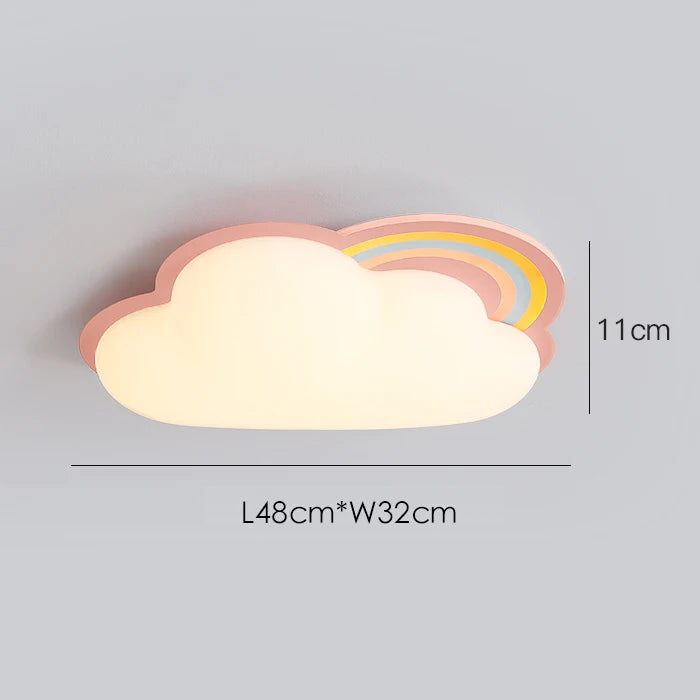 Deckenleuchte Wolke Regenbogen für Kinderzimmer kreative Dekoration