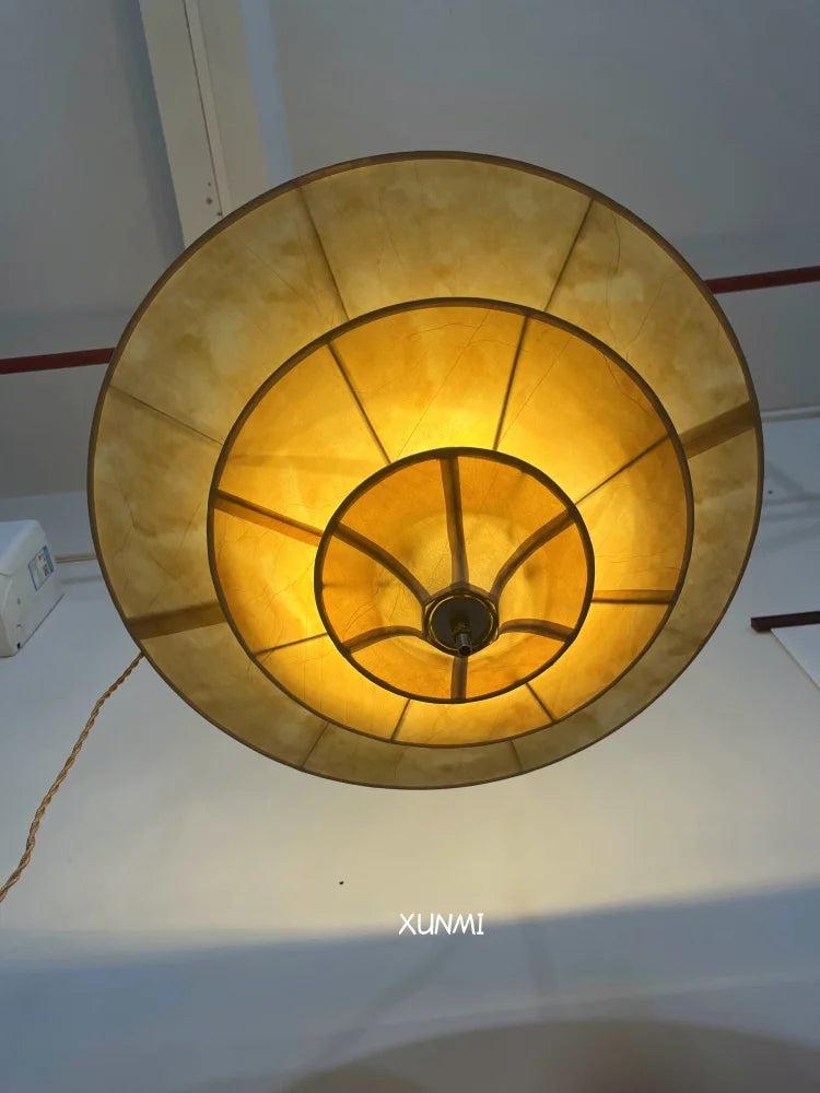 lustre parapluie thaïlandais style wabi-sabi pour intérieur moderne - vue 5 sur 8