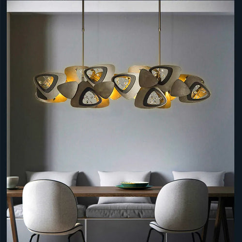 lustre postmoderne créatif coquille art suspendus luminaires