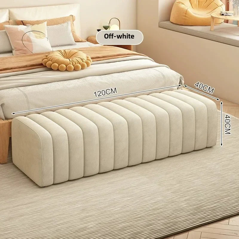 banc à chaussures design moderne avec repose pieds doux et confortable - vue 13 sur 26