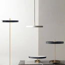 suspension led moderne lumière disque suspendus décoration luminaire lustre