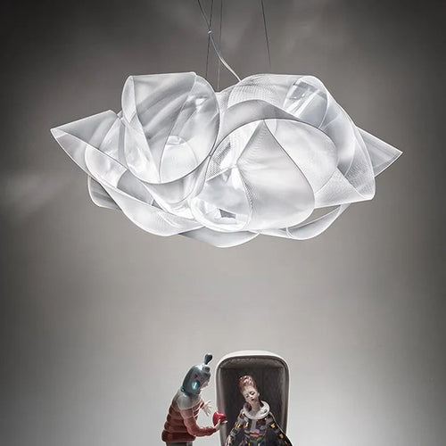 suspension Slamp italien Fabula blanche fleur