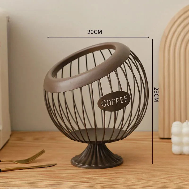 panier à fruits en métal élégant pour rangement et décoration - vue 12 sur 14