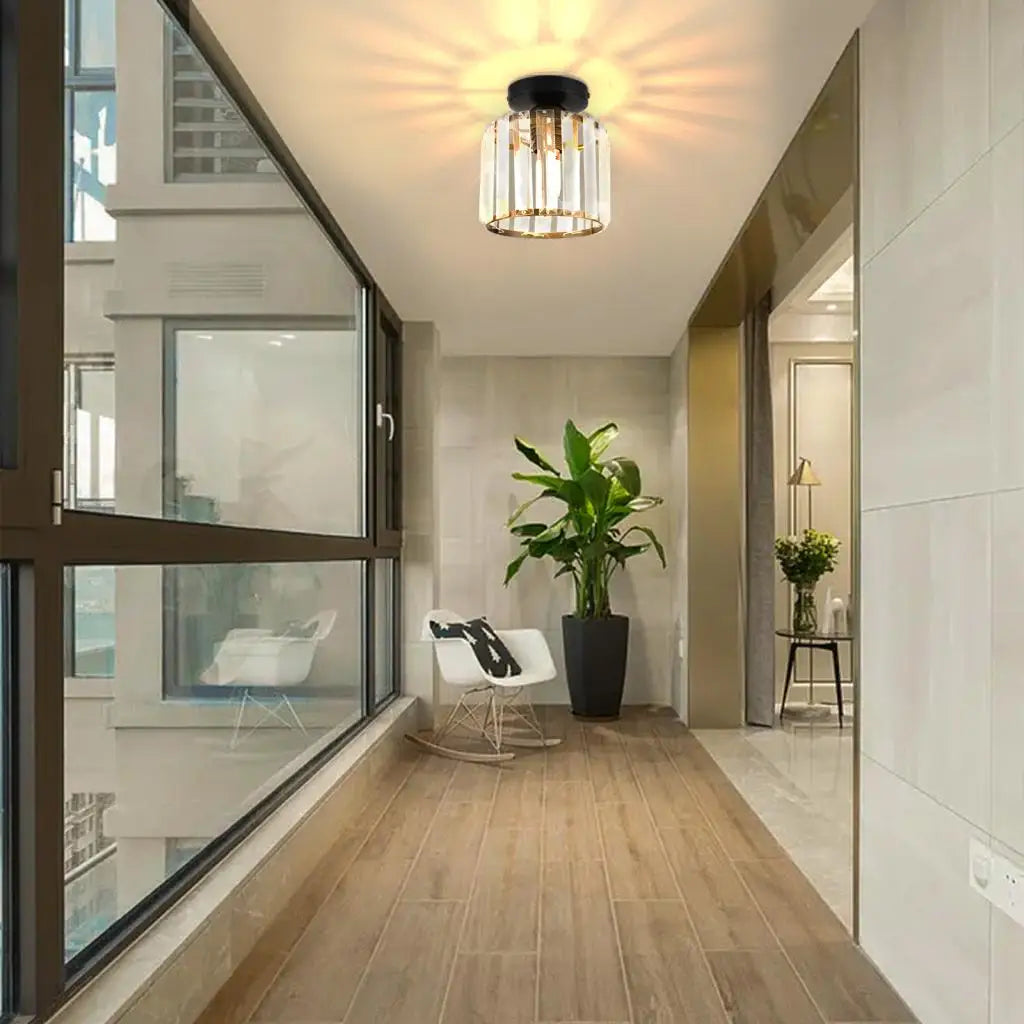 lampe suspendue en cristal design moderne pour intérieurs variés - vue 4 sur 10