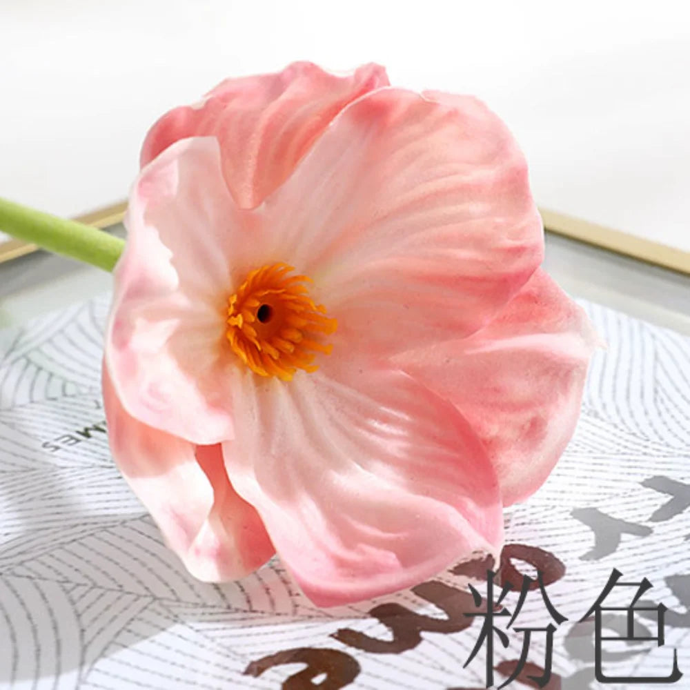 fleur de pavot artificielle pour décoration de mariage et intérieure - vue 10 sur 14