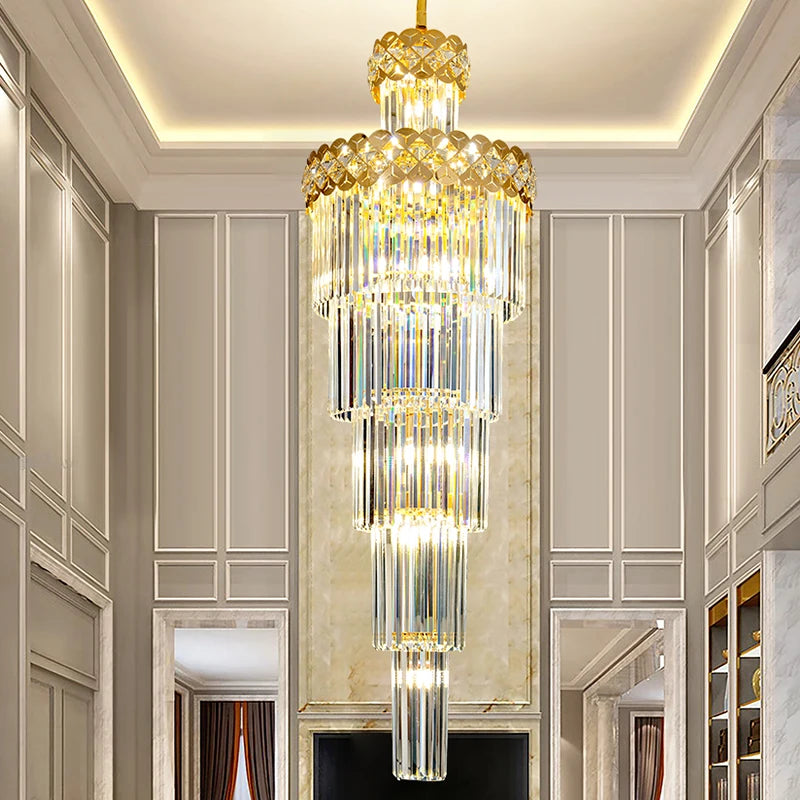 lustre design en cristal pour intérieur moderne et élégant - vue 4 sur 12