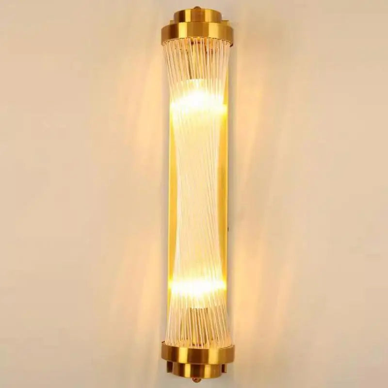 Moderne Wandleuchte aus Glas mit Tiffany-Kristalldesign - vue 3 sur 8