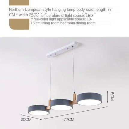 Moderne Pendelleuchte im nordischen Design aus Holz