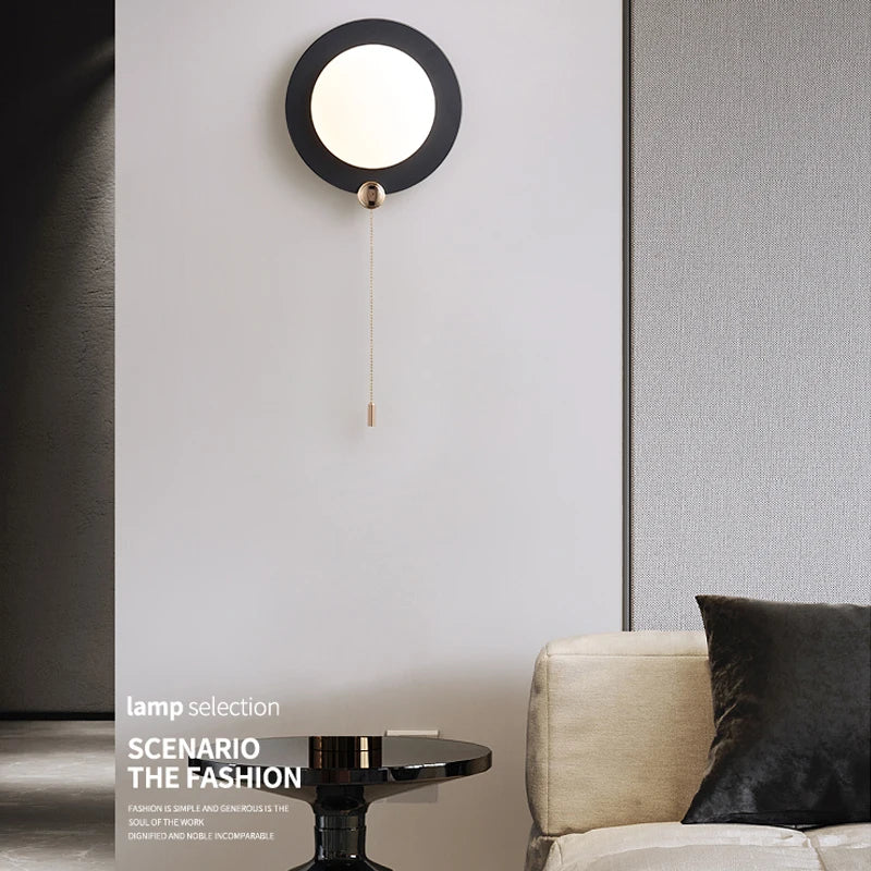 applique murale led d'intérieur créative avec interrupteur nouvelle lampe - vue 5 sur 8