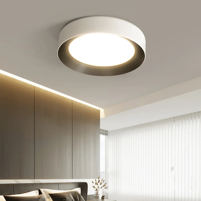 lustre nordique qiyimei éclairage intérieur lumières circulaires - vue 7 sur 11