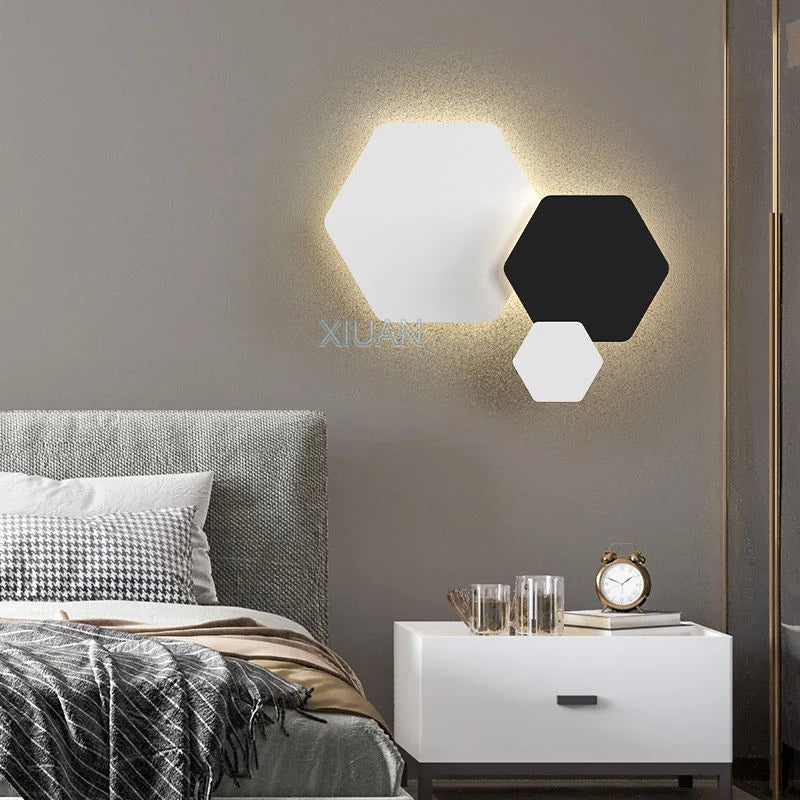 lampe de chevet moderne aux formes géométriques variées - vue 5 sur 10