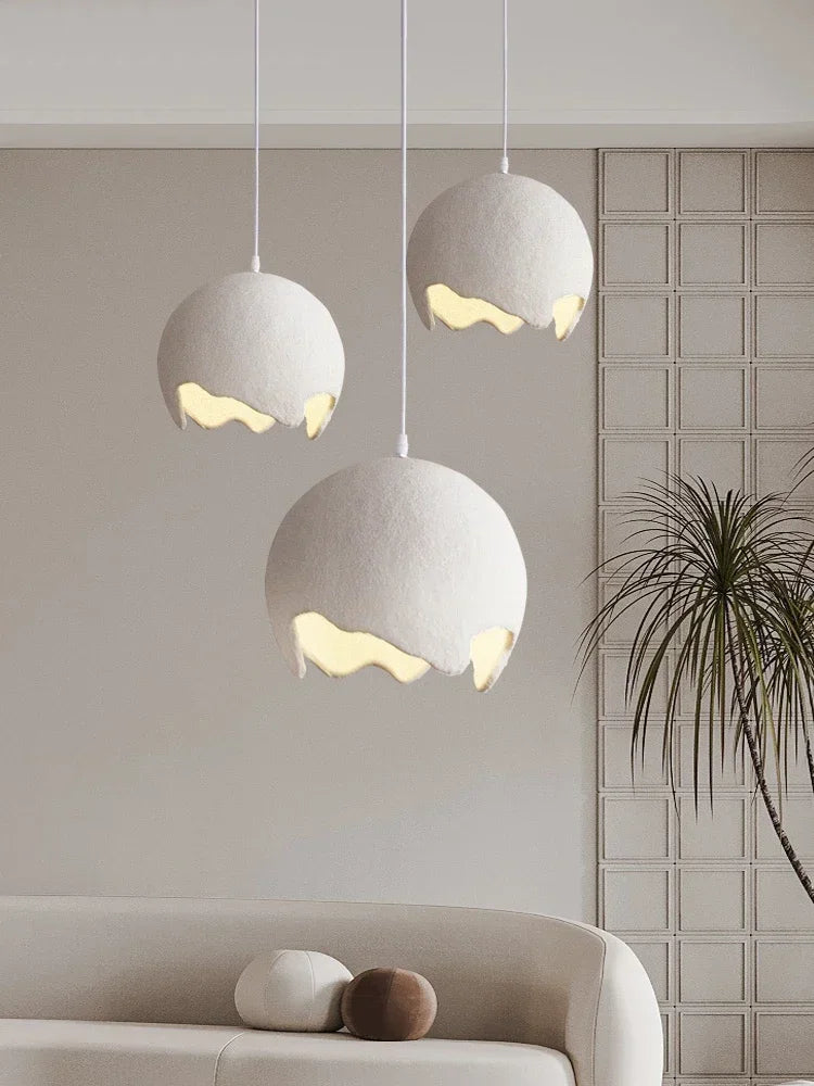lustre en micro-ciment design moderne pour bar et restaurant - vue 5 sur 9