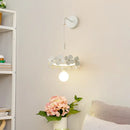 Nordique crème vent chambre chevet applique moderne salon créatif fleur Table lustre couloir balcon lampe décorative