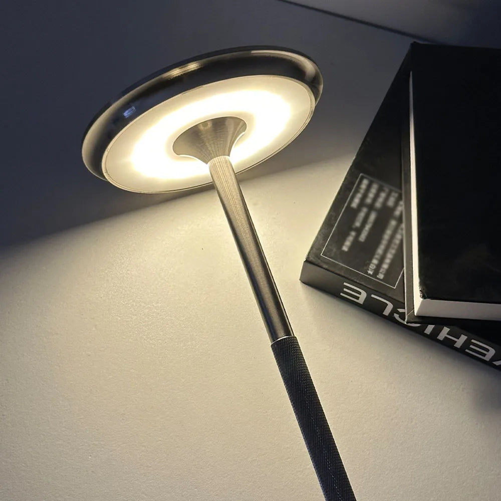 Lampe de Table pour chambre à coucher rechargeable LED interrupteur tactile lampe de bureau pour Restaurant lumières rechargeables USB-C lampe de Table de charge - vue 6 sur 12