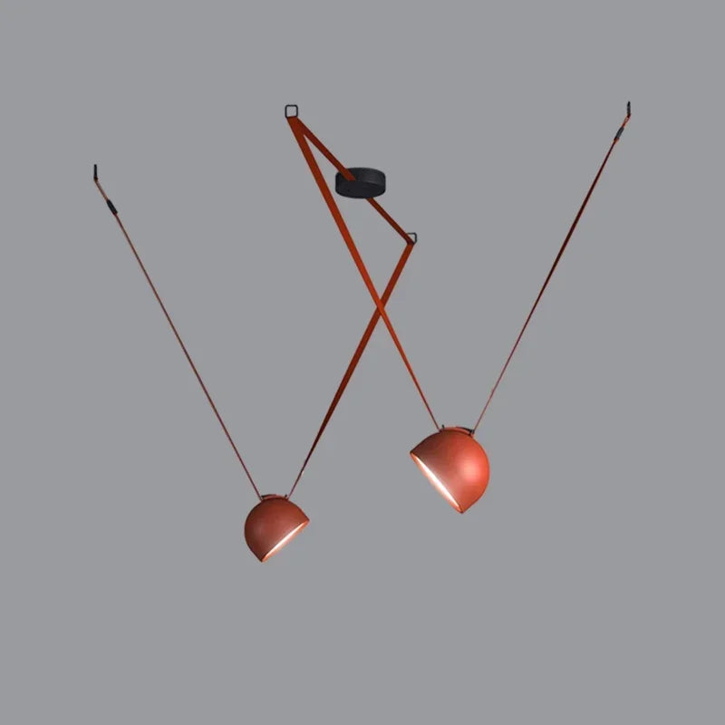 lustre dimmable led suspension éclairage luminaire intérieur - vue 2 sur 25