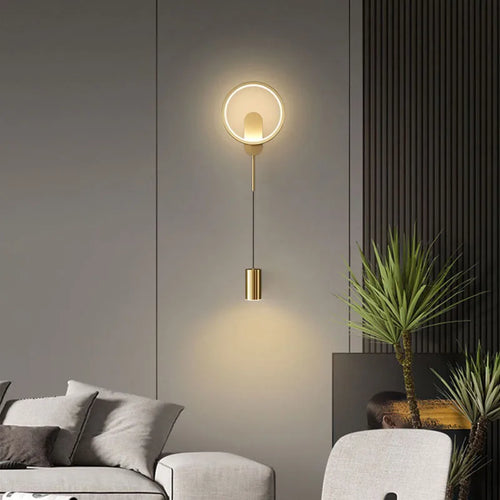 applique murale led moderne avec gradation et
