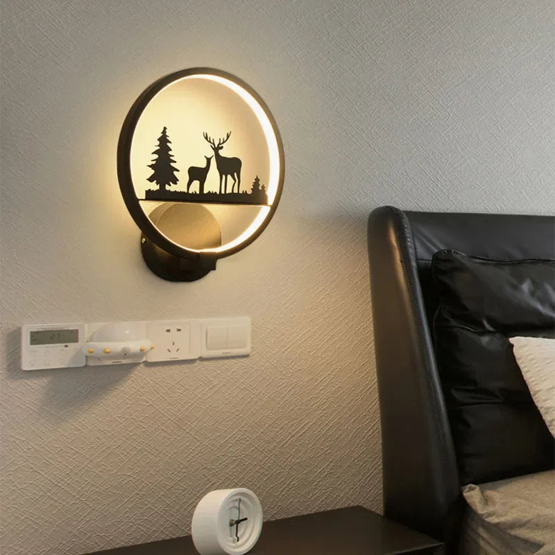 110V220V spectre complet chambre chevet escaliers salon étude TV fond applique murale - vue 4 sur 10