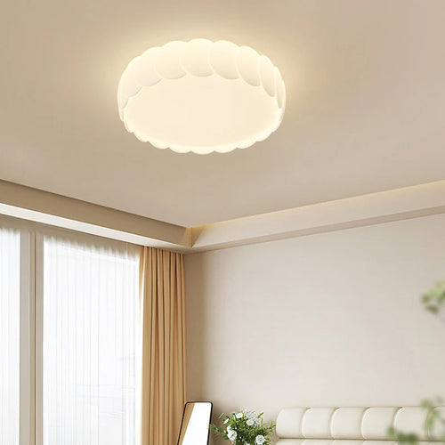 plafonnier cercle décoration éclairage simple design élégant moderne - vue 4 sur 8