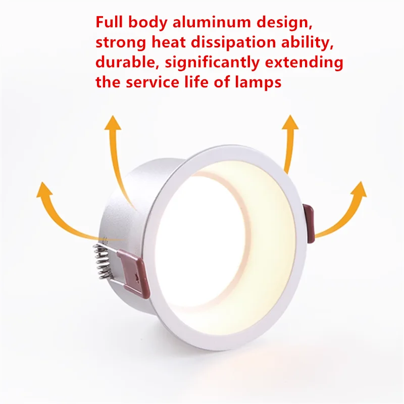 spot led encastrable anti-éblouissement avec intensité réglable - vue 5 sur 5