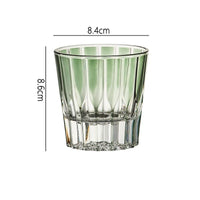 Verre a whisky strie vertical style moderne cristal