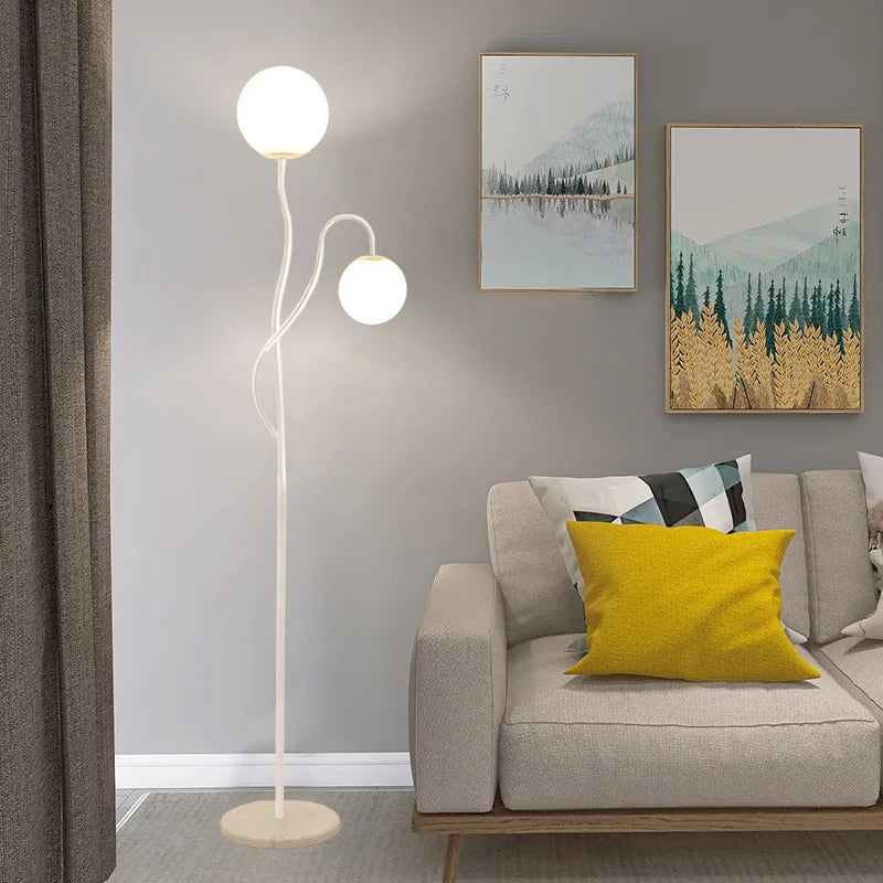 lampadaire led métal style nordique pour décoration intérieure - vue 5 sur 8