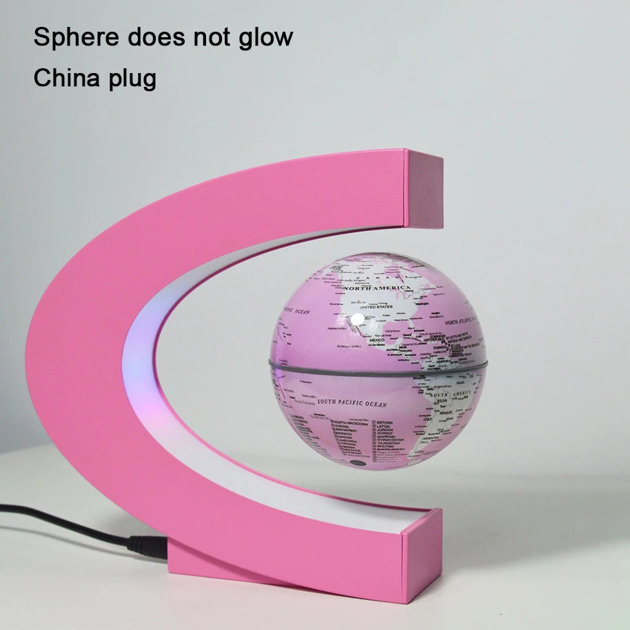 globe de lévitation magnétique 3d avec autorotation lumineuse - vue 11 sur 16