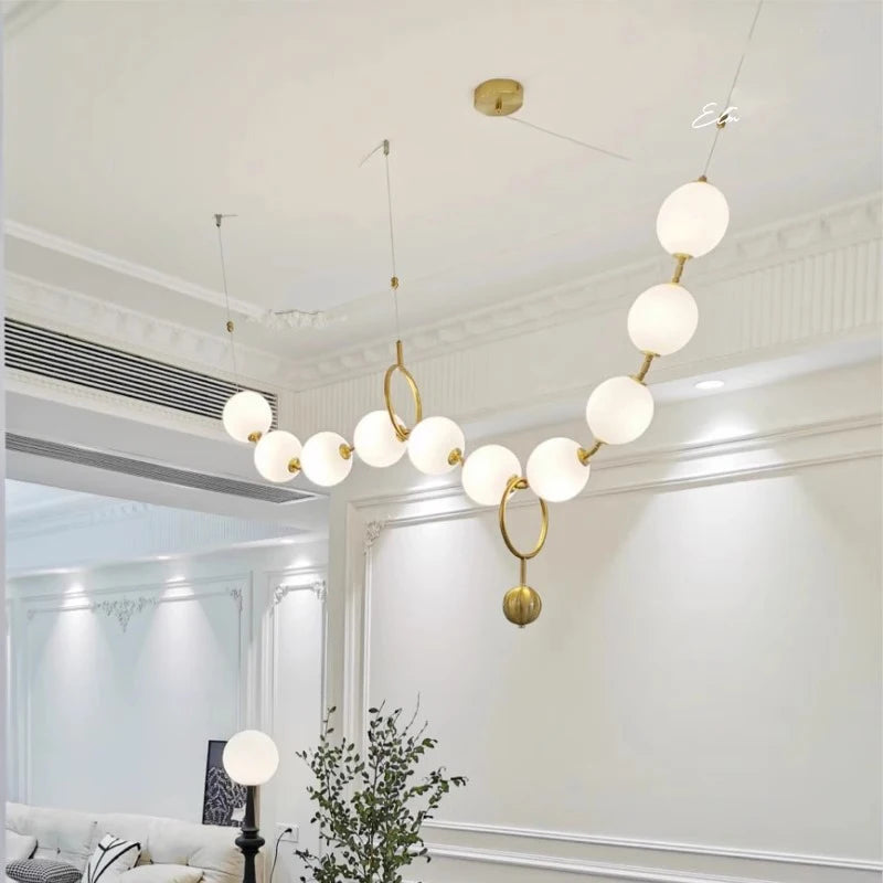 lustre moderne suspension pour éclairage intérieur suspendu - vue 5 sur 11