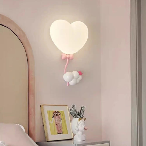 LED-Wandleuchte in Herzform für das Kinderzimmer - vue 5 sur 12