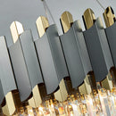 plafonnier led suspendu en cristal design moderne idéal pour table à manger