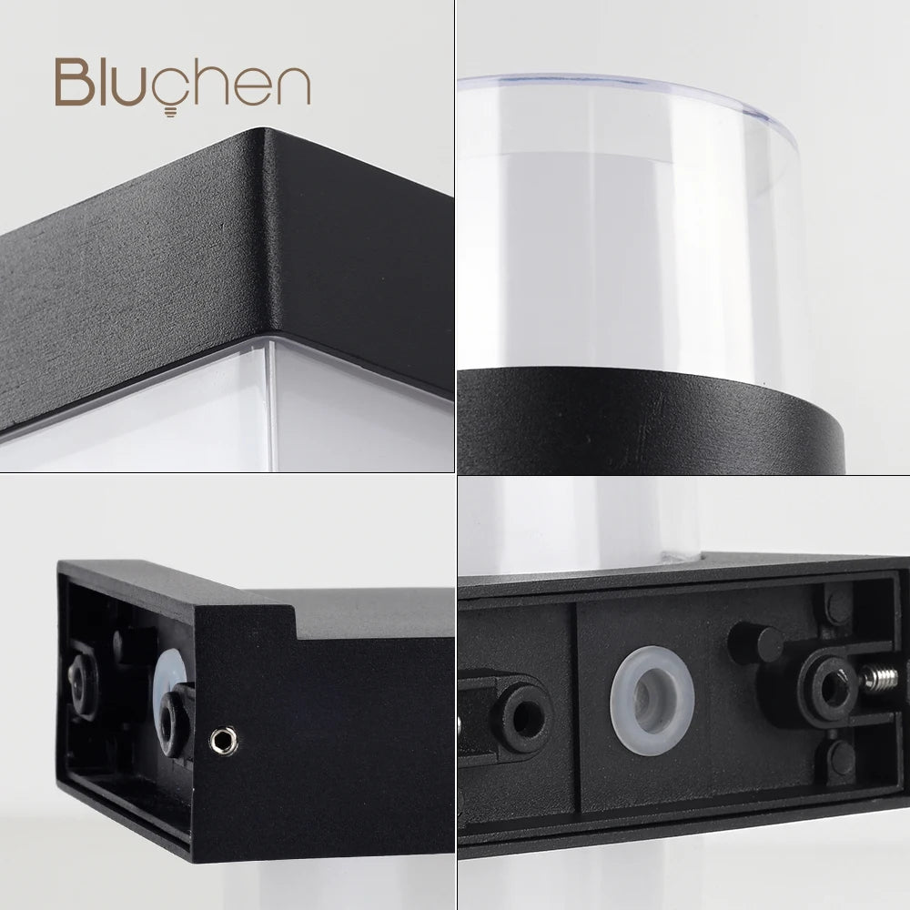 applique murale led étanche moderne pour extérieur et intérieur - vue 6 sur 9