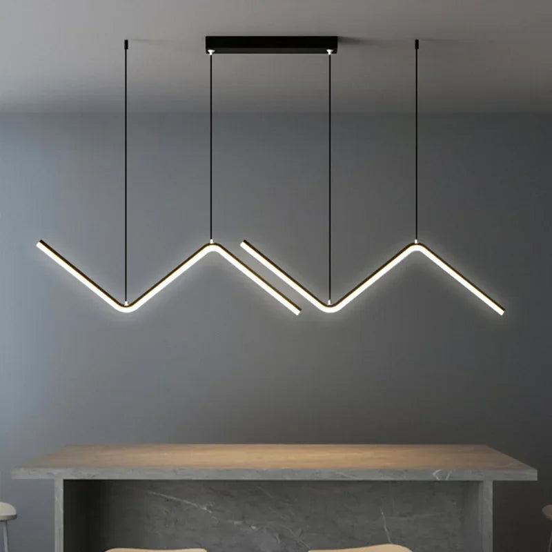 Moderne LED-Pendelleuchte für stilvolle Innenräume - vue 4 sur 12